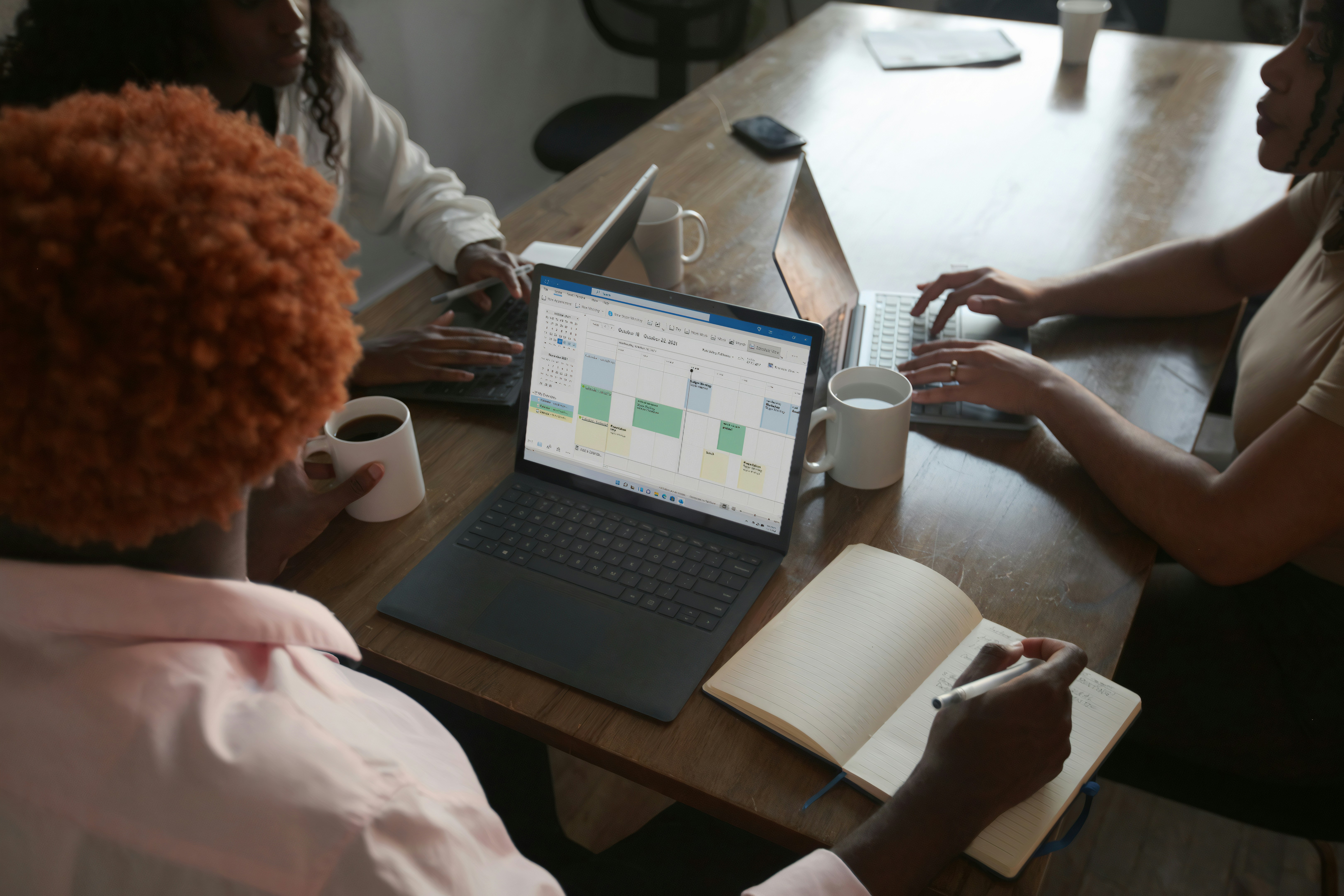 A customer success manager on a video call